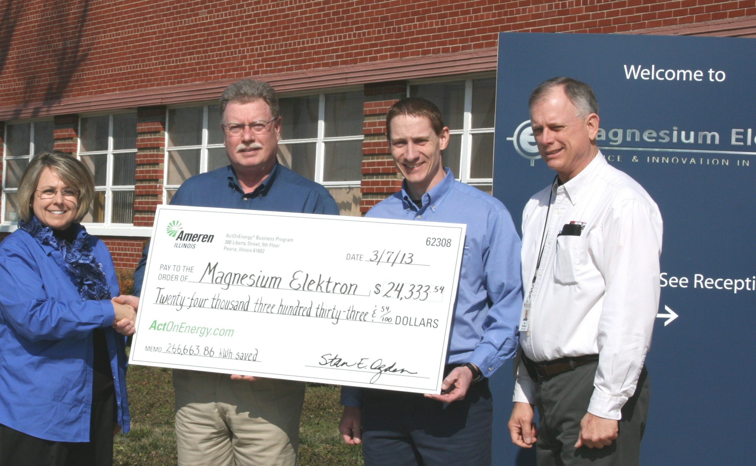 Ameren,Magnesium,Branham